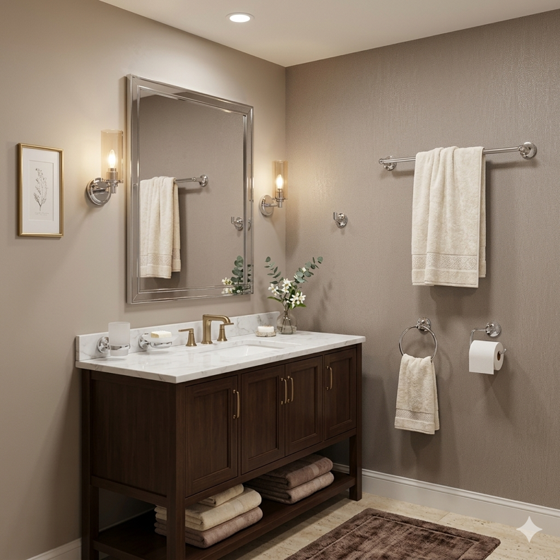 SET DE ACCESORIOS DE BAÑO