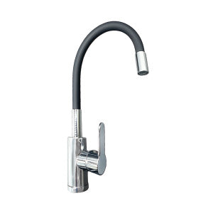 MONOMANDO FREGADERO  10" FLEXIBLE NEGRO ELITE