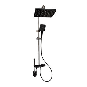 COLUMNA DE DUCHA GUNMETAL CUADRADA