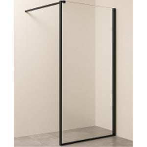 MAMPARA TRANSPARENTE  CON MARCO LATERAL  105CM (ALTURA 1.90M) 10MM