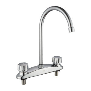 MEZCLADORA  FREGADERO PICO 10" T/NIBCO METALICA *PESADA*