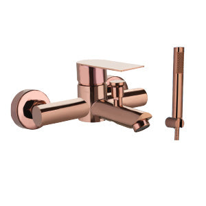 MONOMANDO DUCHA SOBREPONER GOLDEN ROSE.  ACERO INOXIDABLE
