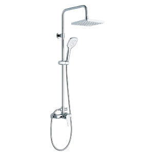 COLUMNA DE DUCHA REDONDA CROMADO ABS