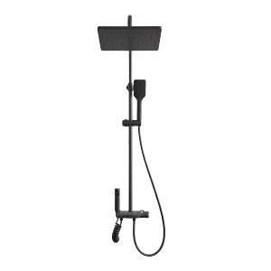COLUMNA DE DUCHA GUNMETAL CUADRADA