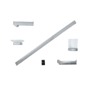 ACCESORIOS DE BAÑO 6 PIEZAS CROMADO