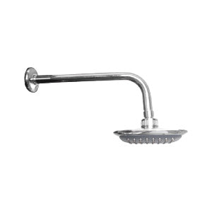 SET REGADERA CUADRADA 6" C/BRAZO Y CUBREFALTA