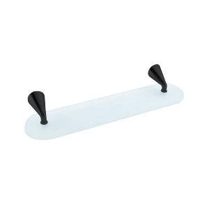 REPISA 60cm PARA BAÑO NEGRO MATE