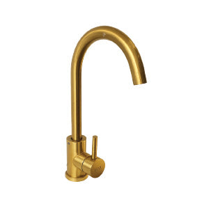 MONOMANDO DE FREGADERO DORADO MATE  33X19