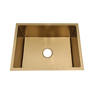 FREGADERO 60 X 45CM SENCILLO  DORADO MATTE EMPOTRADO