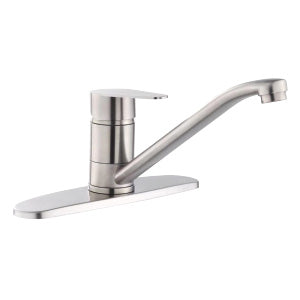 MONOMANDO FREGADERO 10" *A/INOX SATINADO