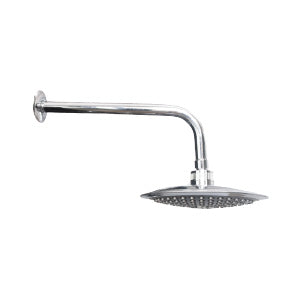 SET REGADERA REDONDA 8" C/BRAZO Y CUBREFALTA