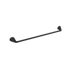 PORTA TOALLA 60cm NEGRO MATE