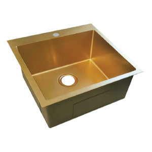 FREGADERO SENCILLO *DORADO 60x45x20cm / 23.5"x 18"x 8"