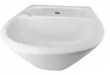 LAVAMANO COLOR BLANCO 16'' SIN PED 1 HUECO